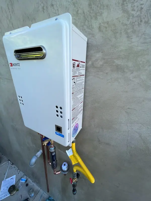 Tankless water heater installation for Hickory Gap homes